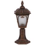 Casa si Gradina - Corpuri si surse de iluminat - Iluminat exterior - Lanterne - Lampa de perete exterior, Opviq, abs, maro, 50x20 cm - Infinity.ro