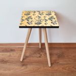 Casa si Gradina - Mobilier - Mese si birouri - Masute de cafea - Masa laterala, Hanah Home, mdf, multicolor, 35x35x42 cm, 481LNA1694 - Infinity.ro