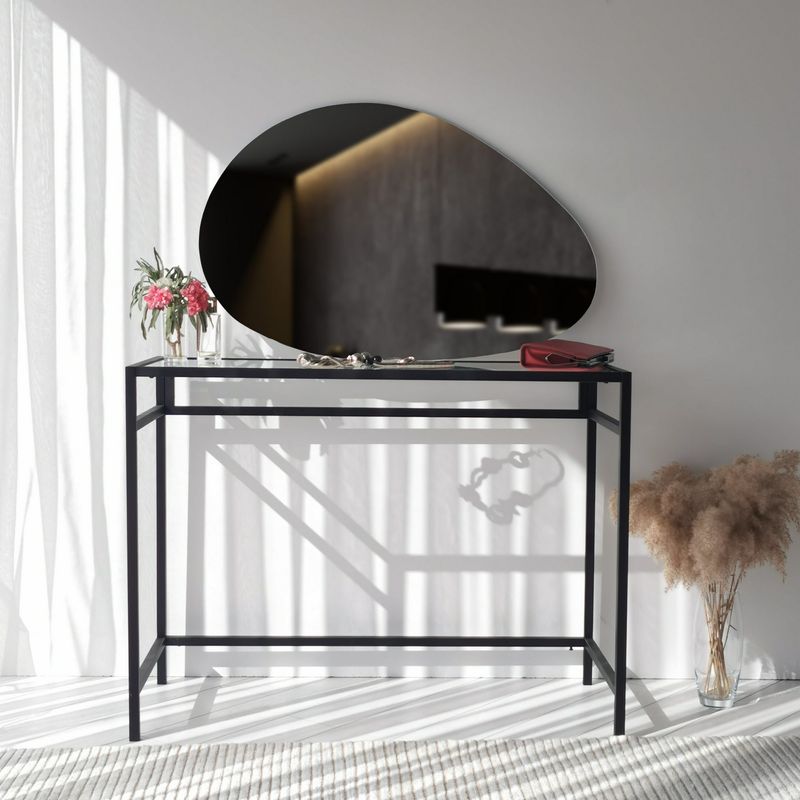 Casa si Gradina - Decoratiuni - Oglinzi - Oglinda, Hanah Home, mdf, alb, 76x50 cm - Infinity.ro