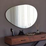 Casa si Gradina - Decoratiuni - Oglinzi - Oglinda, Hanah Home, mdf, alb, 76x50 cm - Infinity.ro