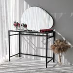 Casa si Gradina - Decoratiuni - Oglinzi - Oglinda, Hanah Home, mdf, alb, 76x50 cm - Infinity.ro