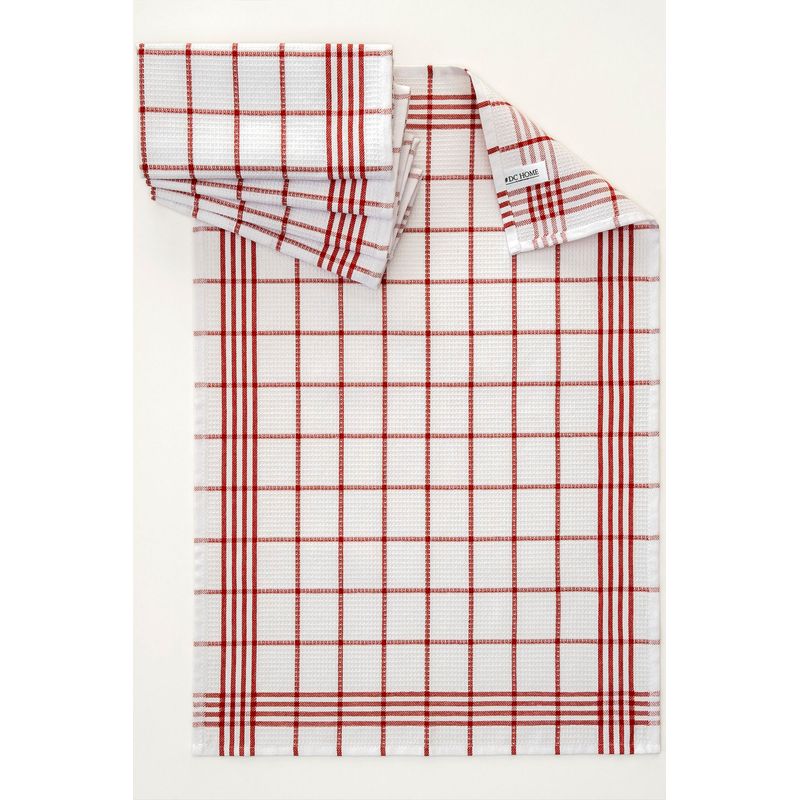 Casa si Gradina - Textile si covoare - Textile baie - Prosoape - Set prosoape de mana, Hermia, rosu, 50x70 cm, 100% bumbac, 5 bucati, 192DCH1676 - Infinity.ro