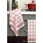 Casa si Gradina - Textile si covoare - Textile baie - Prosoape - Set prosoape de mana, Hermia, rosu, 50x70 cm, 100% bumbac, 5 bucati, 192DCH1676 - Infinity.ro