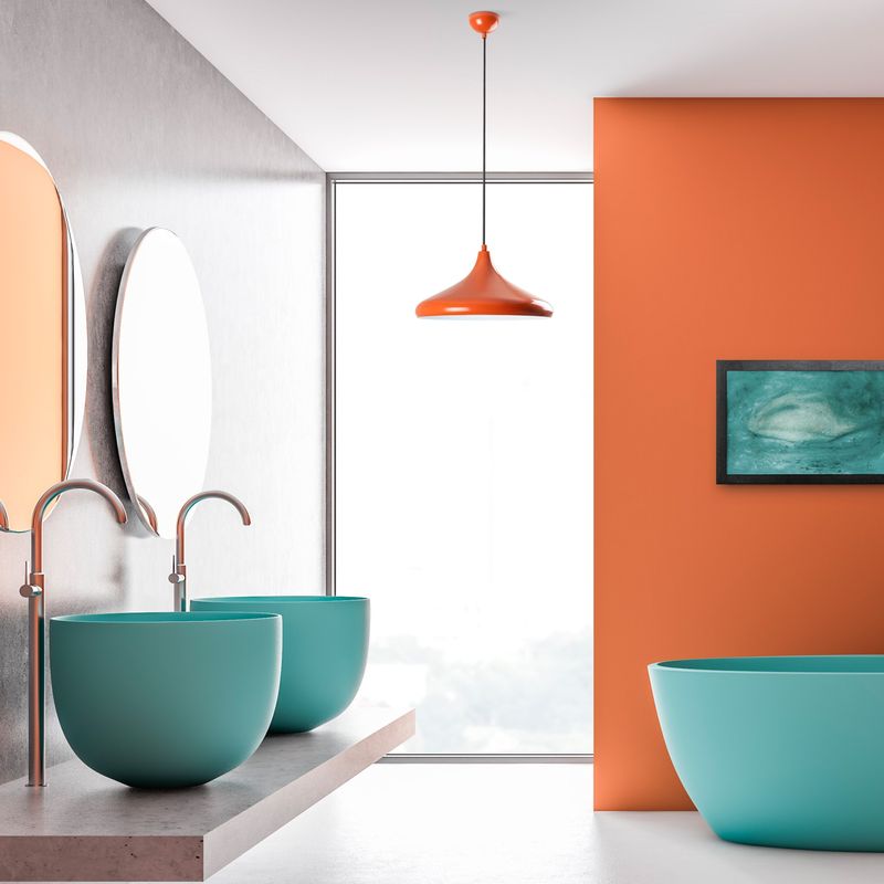 Casa si Gradina - Corpuri si surse de iluminat - Lustre si pendule - Lustra, Opviq, metal, portocaliu, inaltime reglabila - Infinity.ro