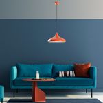 Casa si Gradina - Corpuri si surse de iluminat - Lustre si pendule - Lustra, Opviq, metal, portocaliu, inaltime reglabila - Infinity.ro