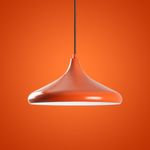 Casa si Gradina - Corpuri si surse de iluminat - Lustre si pendule - Lustra, Opviq, metal, portocaliu, inaltime reglabila - Infinity.ro