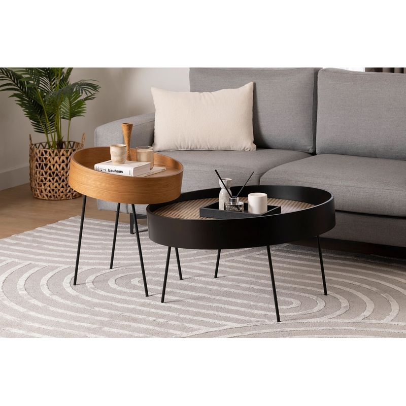 Casa si Gradina - Mobilier - Mese si birouri - Masute de cafea - Masuta de cafea, Hanah Home, mdf, natur, 40x40x60 cm - Infinity.ro
