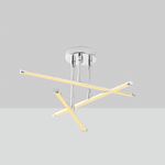 Casa si Gradina - Corpuri si surse de iluminat - Plafoniere, aplice si spoturi - Plafoniera led, Opviq, metal, crom, 51x51x26 cm - Infinity.ro