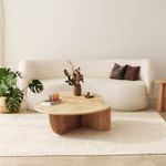 Casa si Gradina - Mobilier - Mese si birouri - Masute de cafea - Masuta de cafea, Hanah Home, pal melaminat, stejar safir, 90x60x30 cm - Infinity.ro