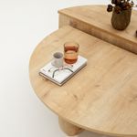 Casa si Gradina - Mobilier - Mese si birouri - Masute de cafea - Masuta de cafea, Hanah Home, pal melaminat, stejar safir, 90x60x30 cm - Infinity.ro