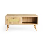 Casa si Gradina - Mobilier - Mese si birouri - Masute de cafea - Masuta de cafea, Hanah Home, pal melaminat, stejar, 97x55x45 cm - Infinity.ro
