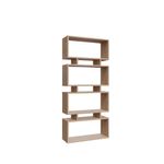 Casa si Gradina - Mobilier - Biblioteci si rafturi - Biblioteci - Biblioteca, Hanah Home, pal melaminat, stejar, 72x25x161 cm - Infinity.ro
