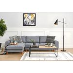 Casa si Gradina - Mobilier - Mese si birouri - Masute de cafea - Masuta de cafea, Hanah Home, mdf, nuc, 120x40x40 cm - Infinity.ro