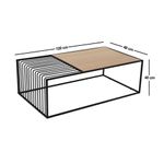 Casa si Gradina - Mobilier - Mese si birouri - Masute de cafea - Masuta de cafea, Hanah Home, mdf, nuc, 120x40x40 cm - Infinity.ro