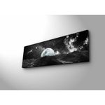 Casa si Gradina - Decoratiuni - Tablouri - Tablou canvas cu led, Wallxpert, piele intoarsa, multicolor, 30x90 cm, 254LED4309 - Infinity.ro