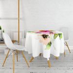 Casa si Gradina - Textile si covoare - Textile bucatarie - Fete de masa - Fata de masa, Hermia, multicolor, diametru 160 cm, 100% poliester, imprimare 3d, 994PRL1125 - Infinity.ro