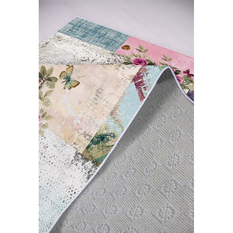 Casa si Gradina - Textile si covoare - Covoare - Covorase intrare - Covoras de intrare, Conceptum Hypnose, multicolor, 100x200 cm, 100% poliester, antiderapant, 474HFT2184 - Infinity.ro