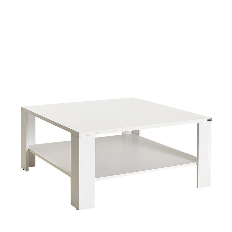 Casa si Gradina - Mobilier - Mese si birouri - Masute de cafea - Masuta de cafea, Hanah Home, pal melaminat, alb, 90x90x42 cm - Infinity.ro