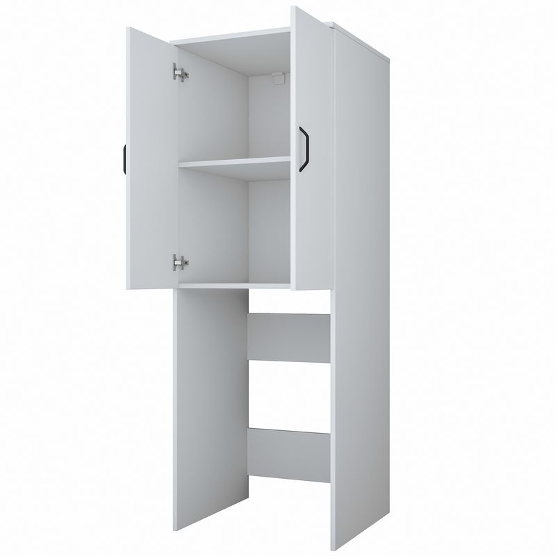 Casa si Gradina - Mobilier - Dulapuri si sifoniere - Dulapuri - Dulap pentru masina de spalat, Hanah Home, PAL melaminat, alb, 65x62.5x181.8 cm - Infinity.ro