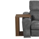 Casa si Gradina - Mobilier - Mese si birouri - Mese living - Masa laterala, Hanah Home, PAL melaminat, nuc, 35x45x61 cm - Infinity.ro