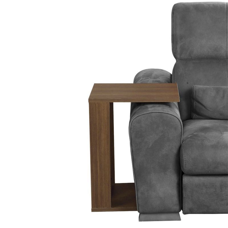 Casa si Gradina - Mobilier - Mese si birouri - Mese living - Masa laterala, Hanah Home, PAL melaminat, nuc, 35x45x61 cm - Infinity.ro