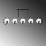 Casa si Gradina - Corpuri si surse de iluminat - Lustre si pendule - Candelabru, Opviq, metal, negru, 122x15 cm - Infinity.ro