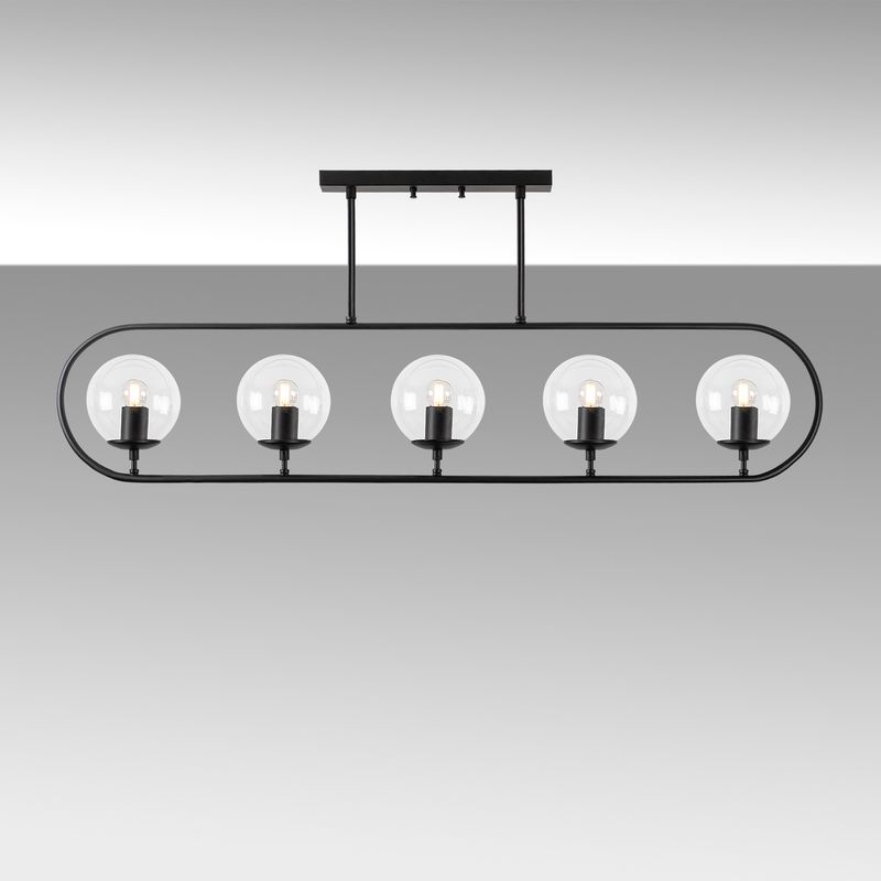 Casa si Gradina - Corpuri si surse de iluminat - Lustre si pendule - Candelabru, Opviq, metal, negru, 122x15 cm - Infinity.ro