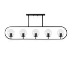 Casa si Gradina - Corpuri si surse de iluminat - Lustre si pendule - Candelabru, Opviq, metal, negru, 122x15 cm - Infinity.ro