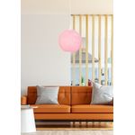 Casa si Gradina - Corpuri si surse de iluminat - Lustre si pendule - Lustra, Opviq, iuta, roz si alb, 24x22x55 cm - Infinity.ro