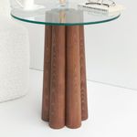 Casa si Gradina - Mobilier - Mese si birouri - Masute de cafea - Masa de cafea, Hanah Home, lemn masiv de pin, nuc, 45x50x50 cm - Infinity.ro