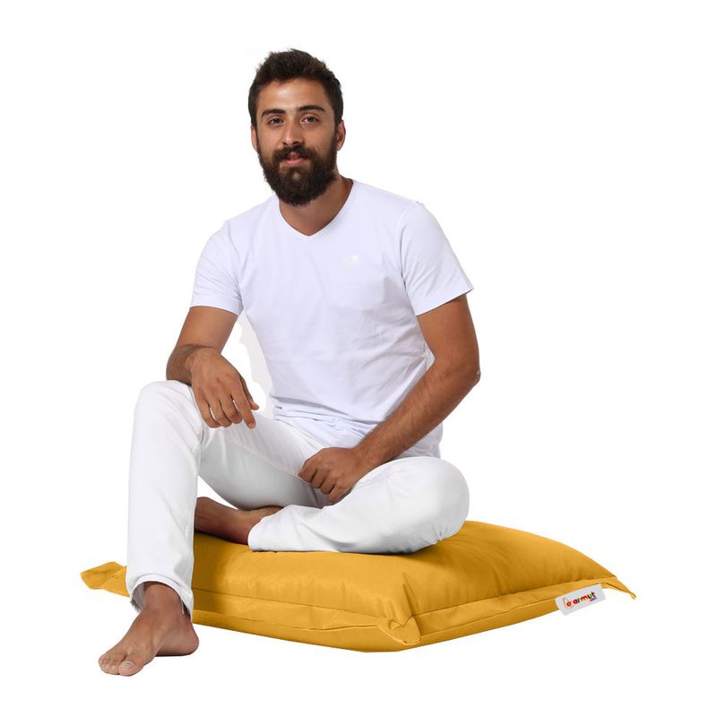 Casa si Gradina - Gradina si terasa - Mobilier exterior - Perne decorative exterior - Perna decorativa exterior, Hanah Home, galben, 70x70 cm, poliester, impermeabila - Infinity.ro