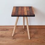 Casa si Gradina - Mobilier - Mese si birouri - Masute de cafea - Masa laterala, Hanah Home, mdf, maro camel, 35x35x42 cm - Infinity.ro