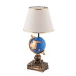 Casa si Gradina - Corpuri si surse de iluminat - Veioze si lampi - Veioze - Veioza, Opviq, poliester, negru alb auriu, 50 cm - Infinity.ro