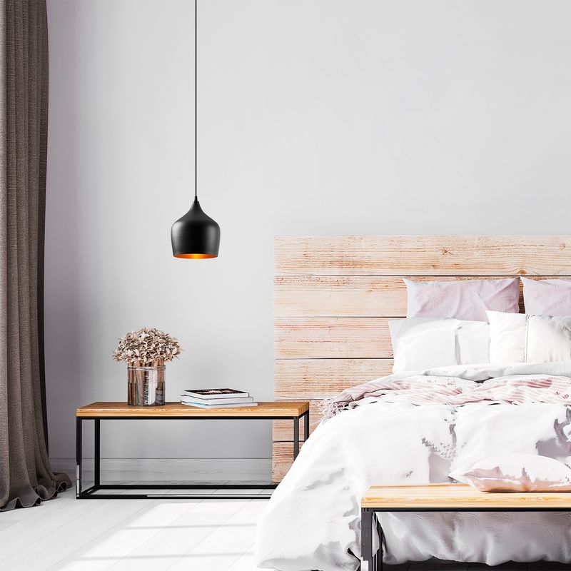 Casa si Gradina - Corpuri si surse de iluminat - Lustre si pendule - Lustra, Opviq, metal, negru, 22x22x124 cm - Infinity.ro