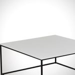 Casa si Gradina - Mobilier - Mese si birouri - Masute de cafea - Masuta de cafea, Hanah Home, pal melaminat, alb, 75x75x43 cm - Infinity.ro