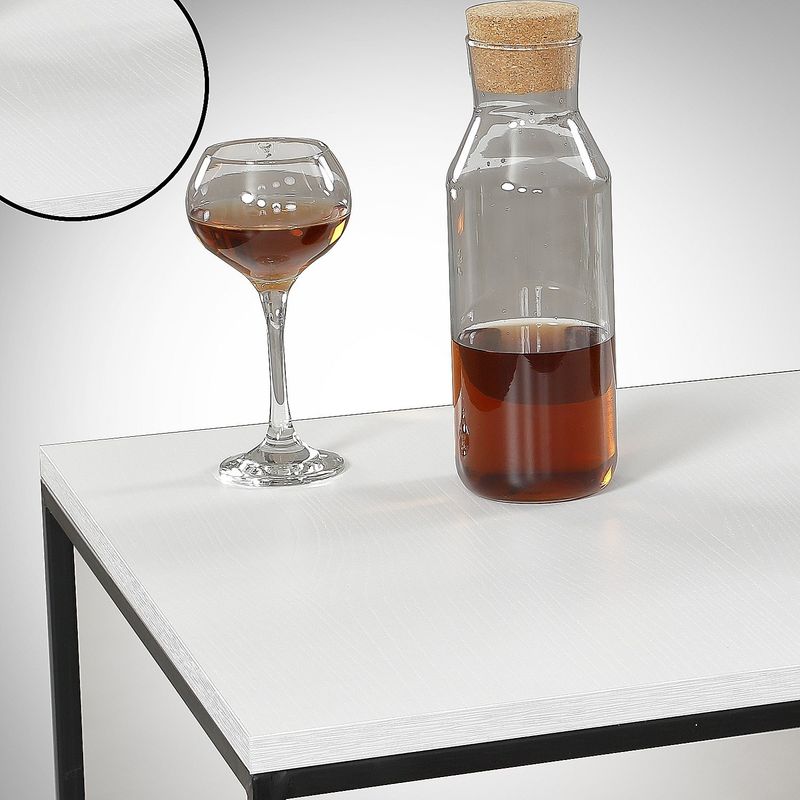 Casa si Gradina - Mobilier - Mese si birouri - Masute de cafea - Masuta de cafea, Hanah Home, pal melaminat, alb, 75x75x43 cm - Infinity.ro