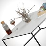 Casa si Gradina - Mobilier - Mese si birouri - Masute de cafea - Masuta de cafea, Hanah Home, pal melaminat, alb, 75x75x43 cm - Infinity.ro