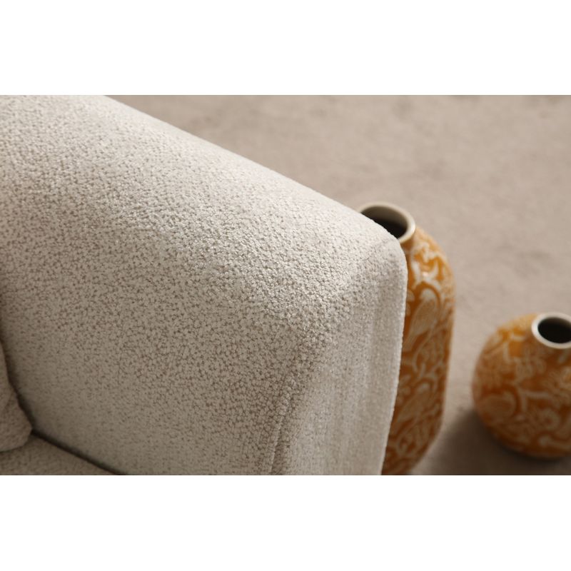 Casa si Gradina - Mobilier - Canapele si coltare - Canapele - Canapea extensibila 3 locuri, Atelier Del Sofa, lemn de fag, crem, 228x88x75 cm - Infinity.ro
