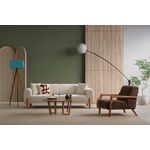 Casa si Gradina - Mobilier - Canapele si coltare - Canapele - Canapea extensibila 3 locuri, Atelier Del Sofa, lemn de fag, crem, 228x88x75 cm - Infinity.ro