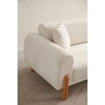 Casa si Gradina - Mobilier - Canapele si coltare - Canapele - Canapea extensibila 3 locuri, Atelier Del Sofa, lemn de fag, crem, 228x88x75 cm - Infinity.ro