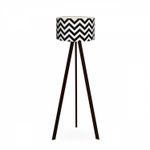 Casa si Gradina - Corpuri si surse de iluminat - Veioze si lampi - Lampadare - Lampadar, Opviq, pvc, picioare mdf, negru alb, 21x38 cm, inaltime 120 cm - Infinity.ro