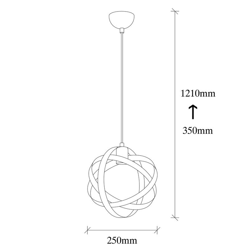 Casa si Gradina - Corpuri si surse de iluminat - Lustre si pendule - Lustra, Opviq, metal, negru antic, diametru 25 cm, inaltime reglabila - Infinity.ro