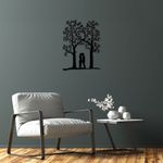 Casa si Gradina - Decoratiuni - Decoratiuni perete - Accesoriu decorativ de perete, Wallxpert, metal, negru, 46x63 cm - Infinity.ro