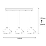 Casa si Gradina - Corpuri si surse de iluminat - Lustre si pendule - Lustra, Opviq, metal, negru, 75x15x112 cm - Infinity.ro