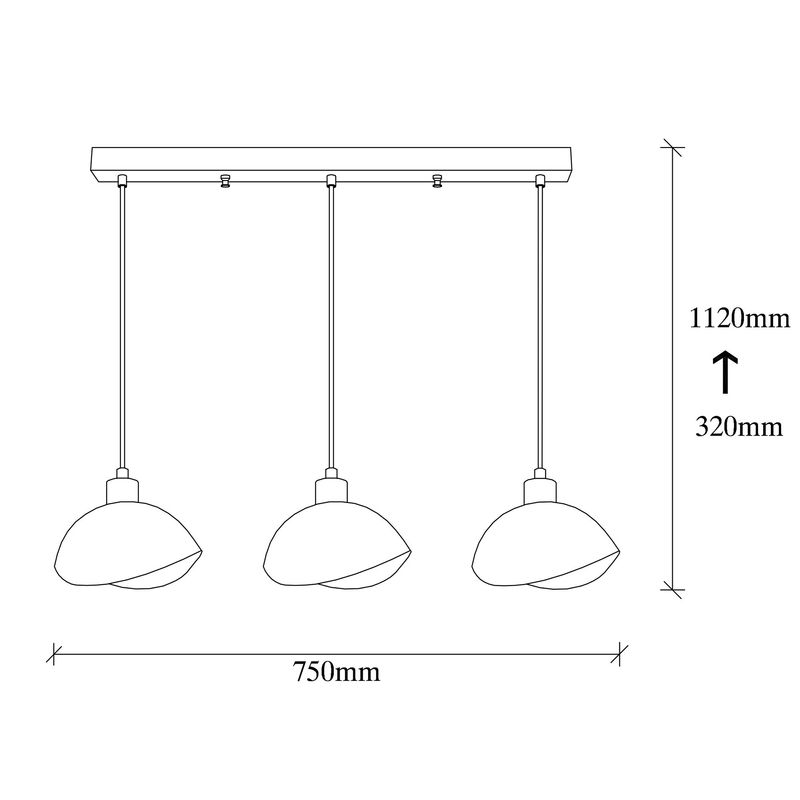 Casa si Gradina - Corpuri si surse de iluminat - Lustre si pendule - Lustra, Opviq, metal, negru, 75x15x112 cm - Infinity.ro