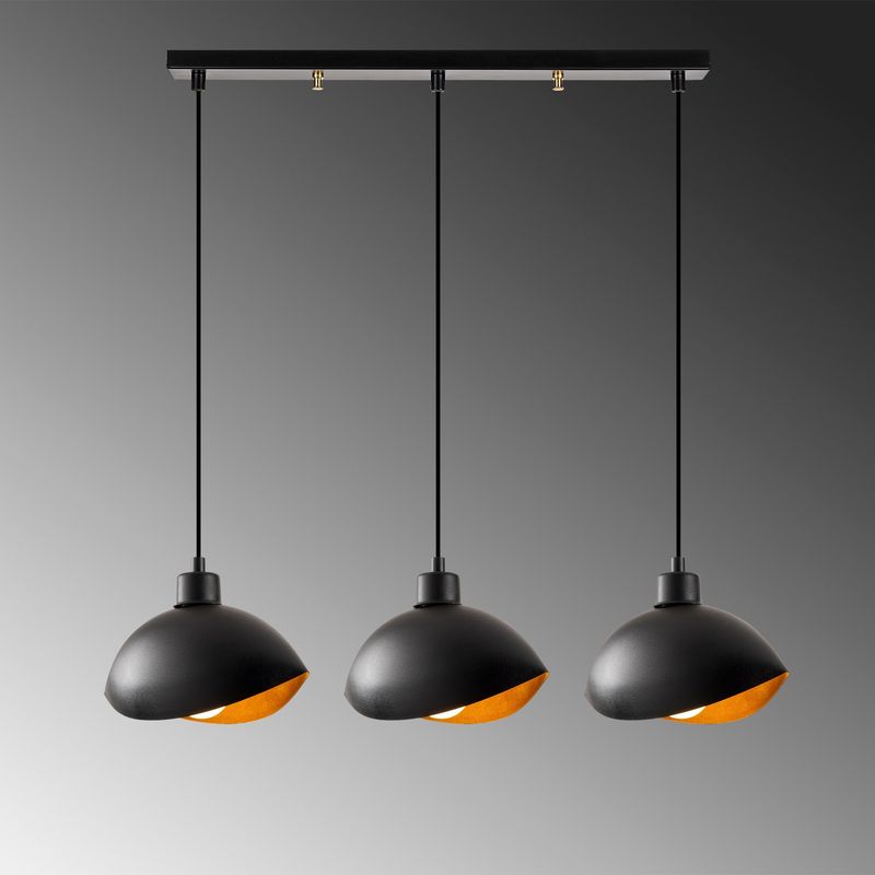 Casa si Gradina - Corpuri si surse de iluminat - Lustre si pendule - Lustra, Opviq, metal, negru, 75x15x112 cm - Infinity.ro