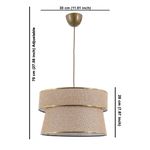 Casa si Gradina - Corpuri si surse de iluminat - Lustre si pendule - Candelabru, Opviq, metal, bej, 30x30x70 cm, 390FLH2260 - Infinity.ro