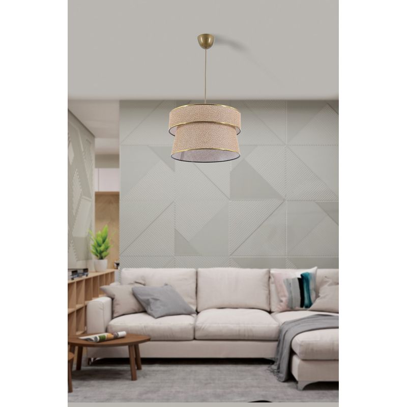 Casa si Gradina - Corpuri si surse de iluminat - Lustre si pendule - Candelabru, Opviq, metal, bej, 30x30x70 cm, 390FLH2260 - Infinity.ro
