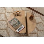 Casa si Gradina - Mobilier - Mese si birouri - Masute de cafea - Masuta de cafea, Hanah Home, pal melaminat, stejar miere si negru, 90x30x60 cm - Infinity.ro