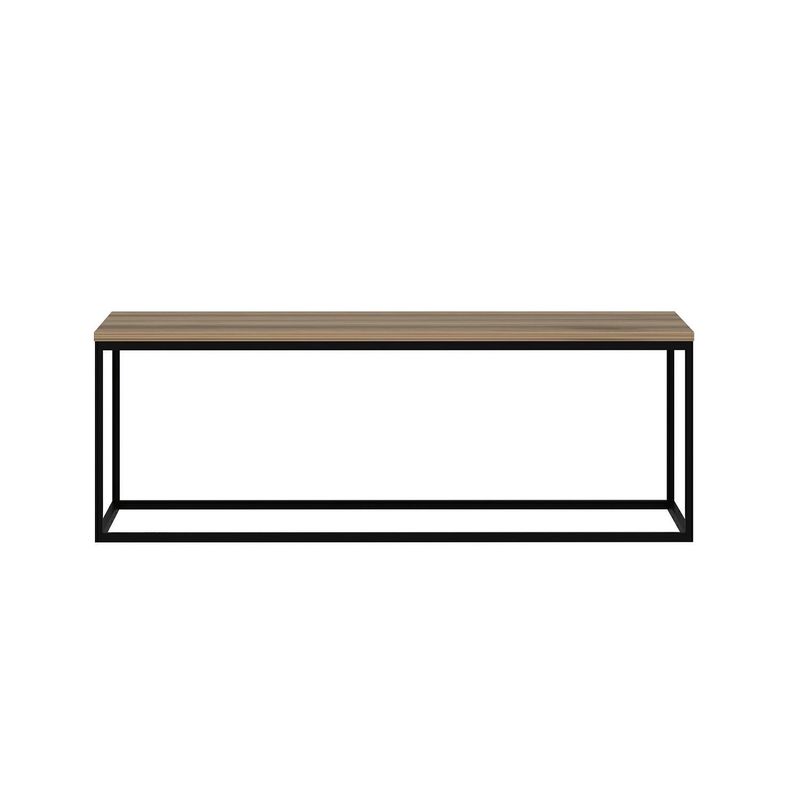 Casa si Gradina - Mobilier - Mese si birouri - Masute de cafea - Masa de cafea, Hanah Home, panou de particule acoperit cu melamina, nuc, 120x60x42 cm - Infinity.ro